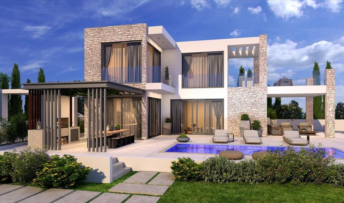 Wonderful 2-storey villa 168 m2 in Paphos