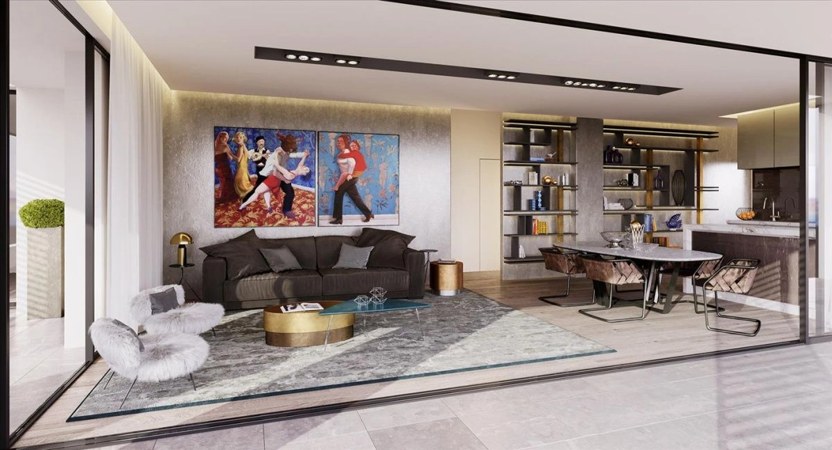 Luxury apartment 119 m2 in Germasogeia area