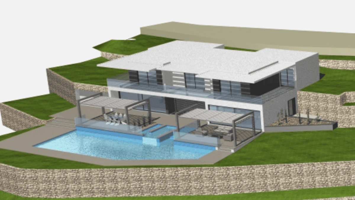 Villa in Ospedaletti with panoramic sea view, Italy