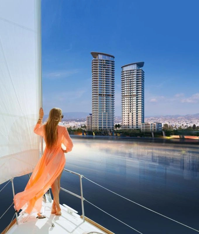 Luxury apartment 66 m2 in Limassol in a modern building