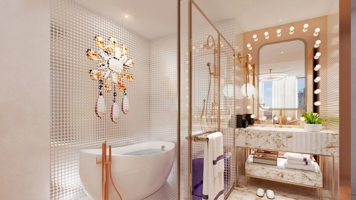 दुबई के केंद्र में तैयार अपार्टमेंट 69 m2