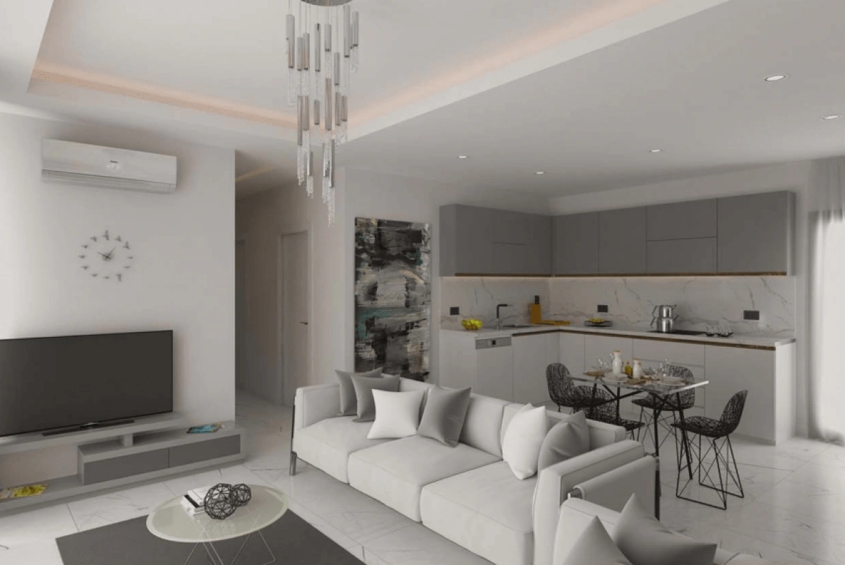 बोडरम के प्रीमियम रेजिडेंशियल कॉम्प्लेक्स में 2+1 अपार्टमेंट