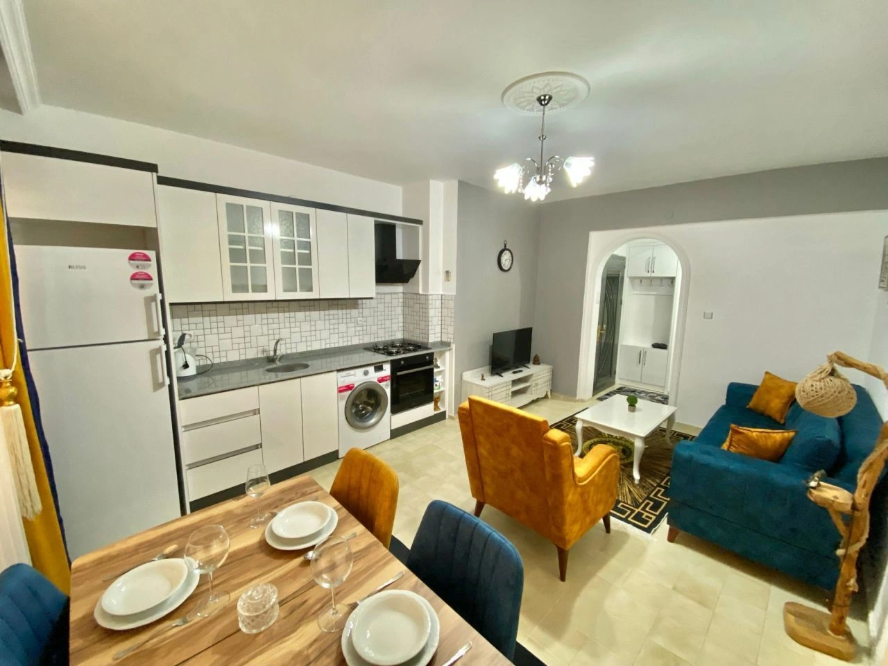 Mahmutlar, Alanya'da konforlu 1+1 daire