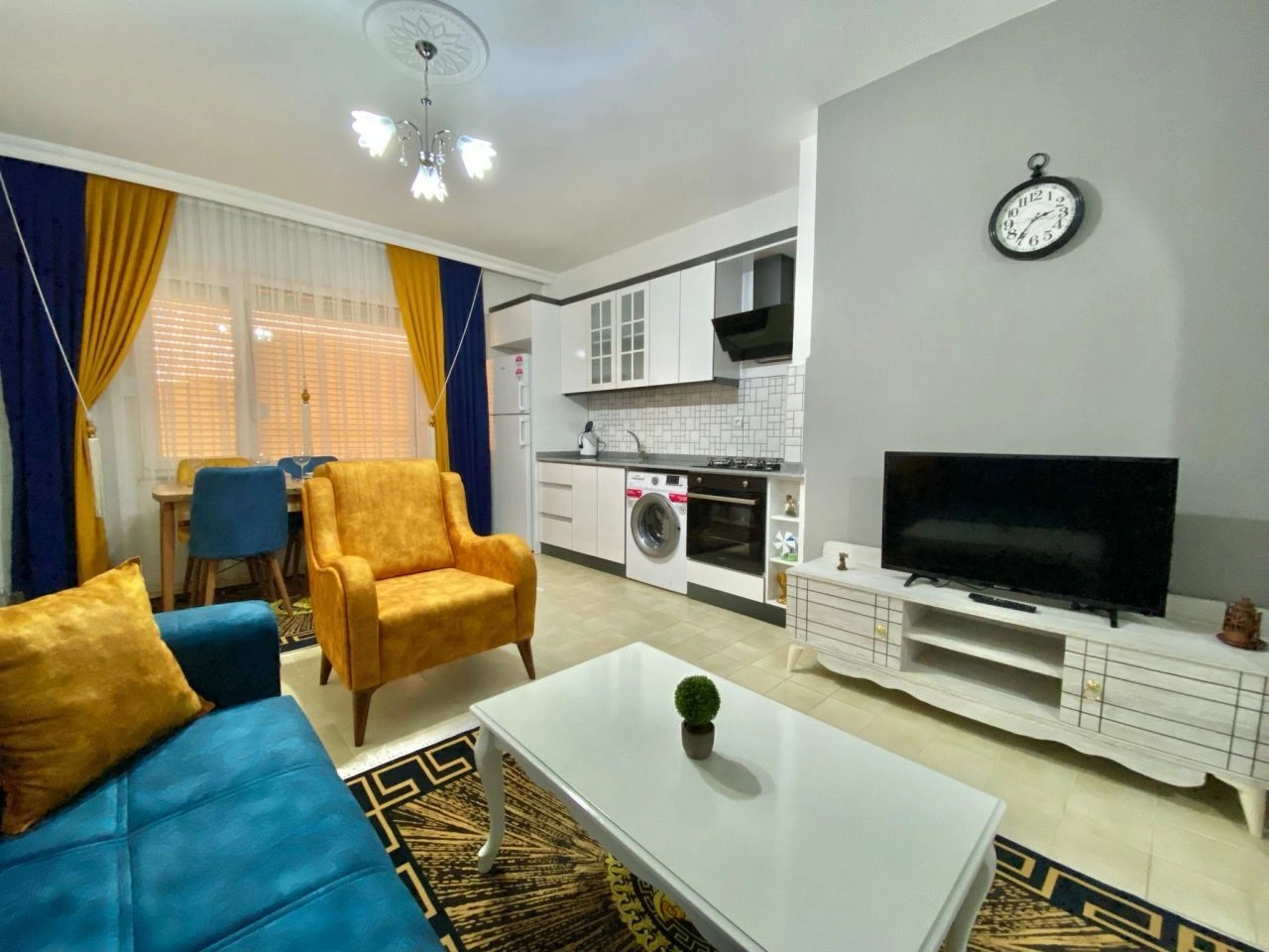 Mahmutlar, Alanya'da konforlu 1+1 daire