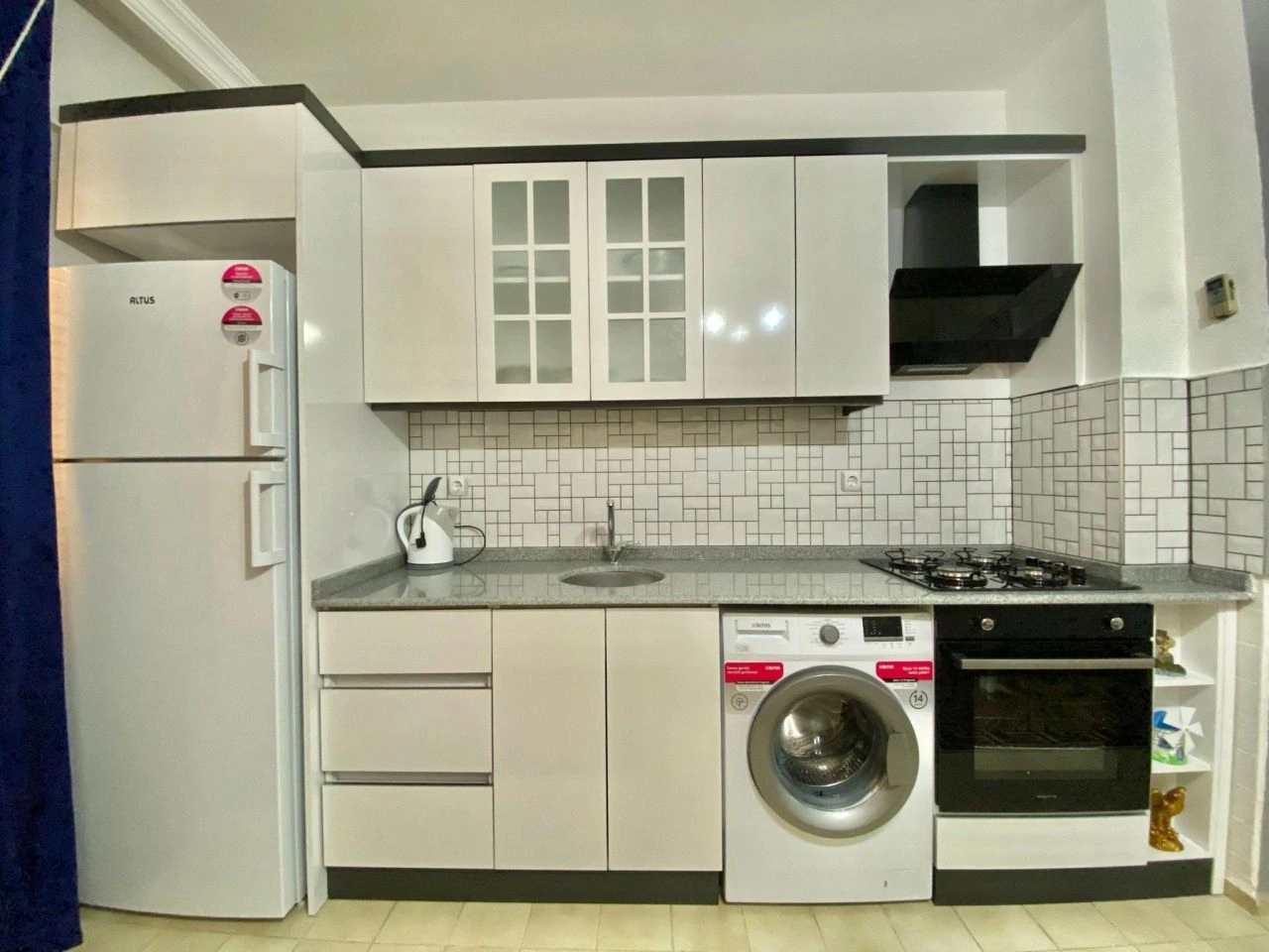 Mahmutlar, Alanya'da konforlu 1+1 daire