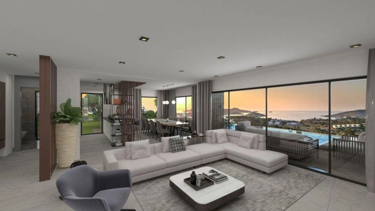 Casa elegante 5+1 en Bodrum