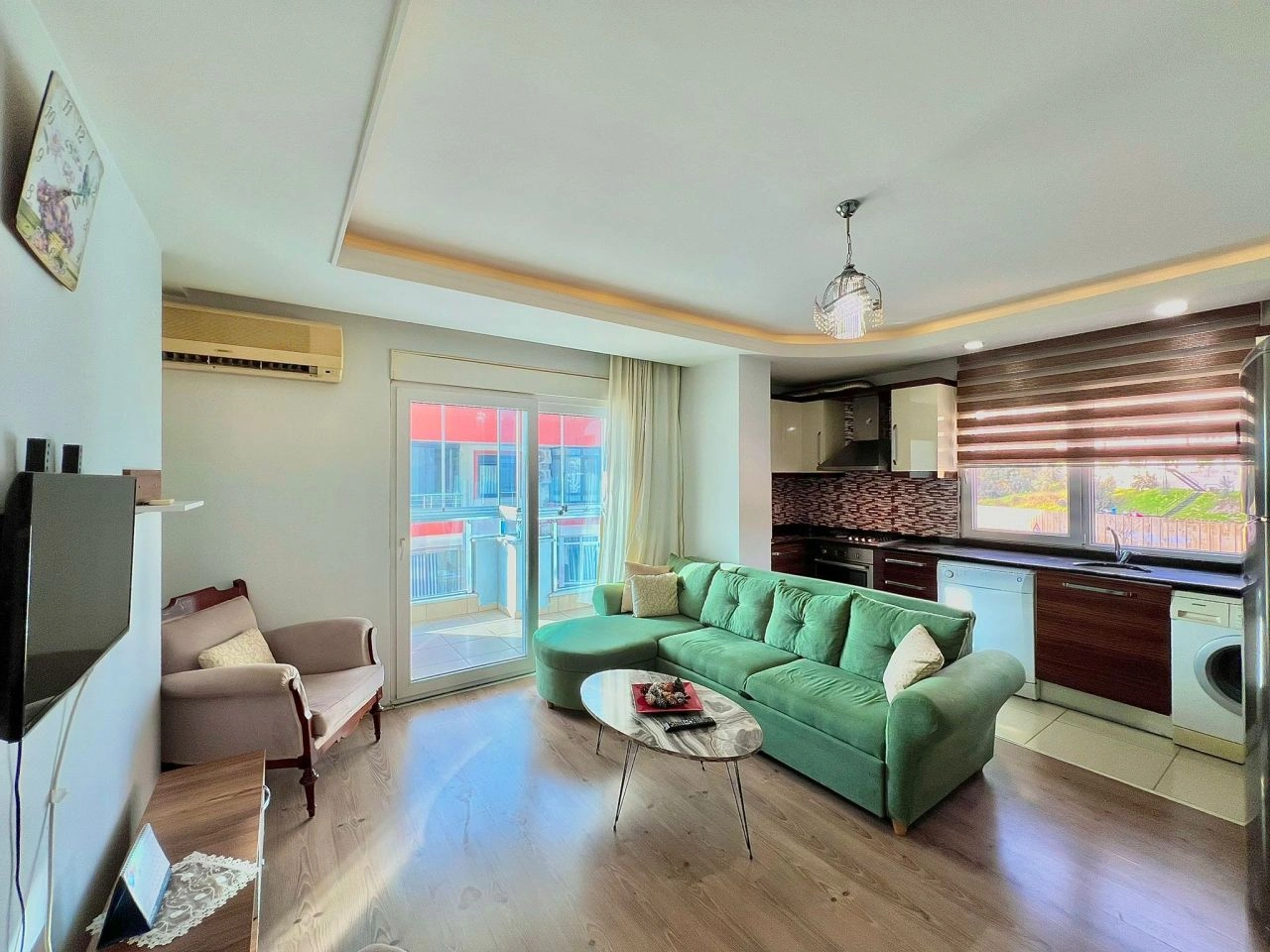 Geräumige Wohnung mit Meerblick in Alanya, Türkei, 100 m²