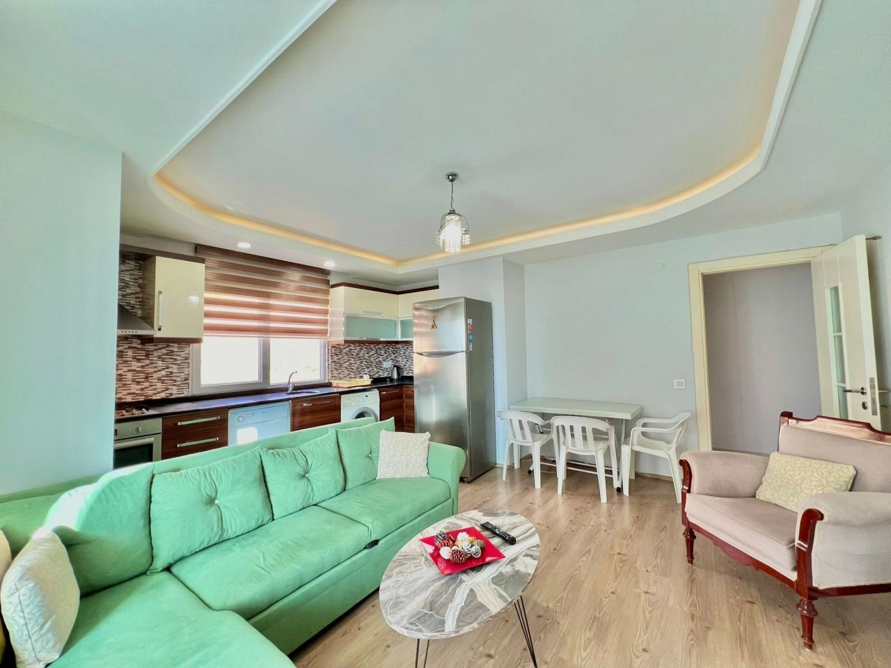 Geräumige Wohnung mit Meerblick in Alanya, Türkei, 100 m²