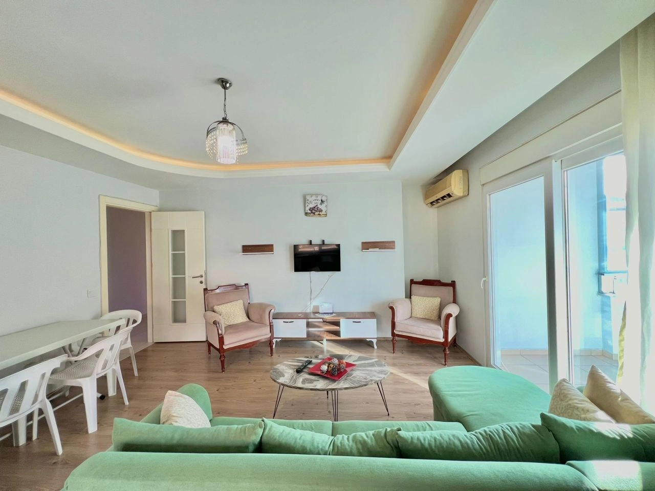 Geräumige Wohnung mit Meerblick in Alanya, Türkei, 100 m²