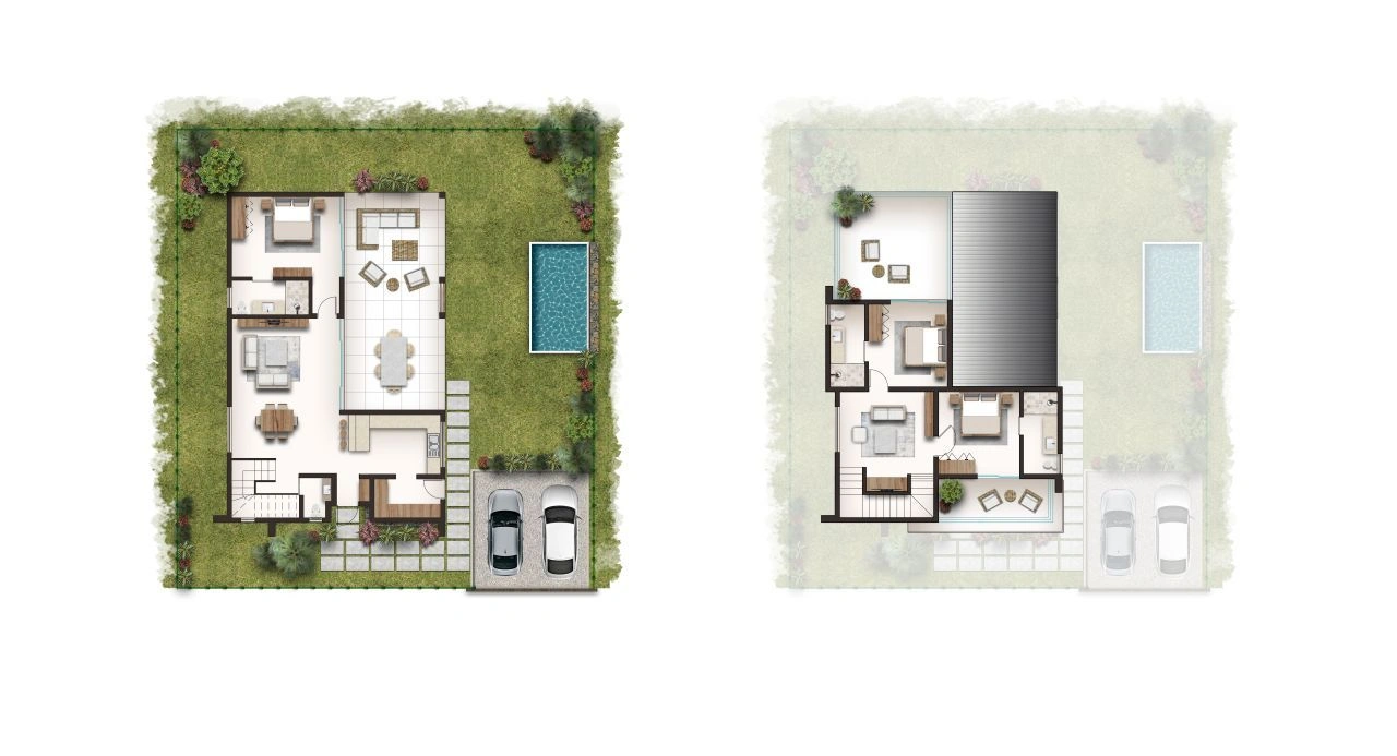 Villa in Tamarin with private pool and manicured garden, Mauritius