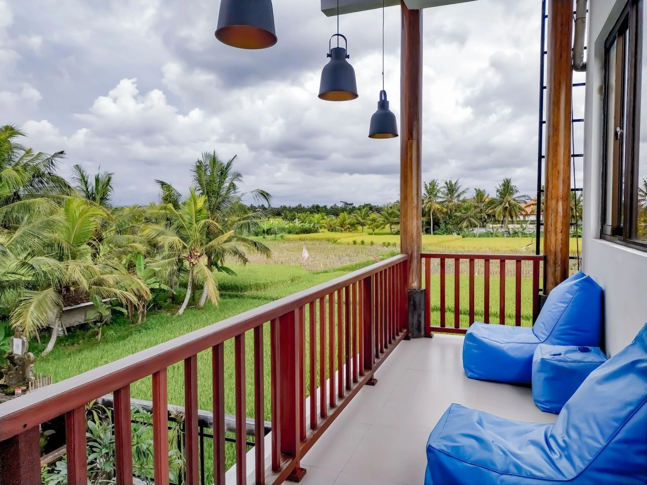 Villa 260 m2 in Ubud overlooking rice fields