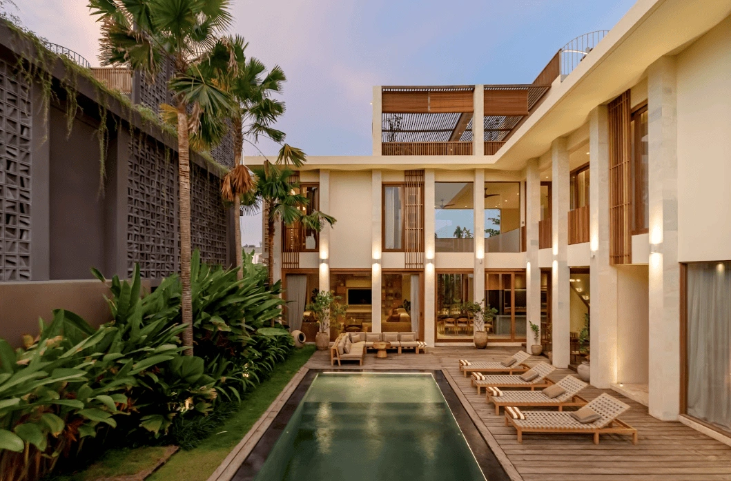 Modern villa 463 m2 in Canggu area