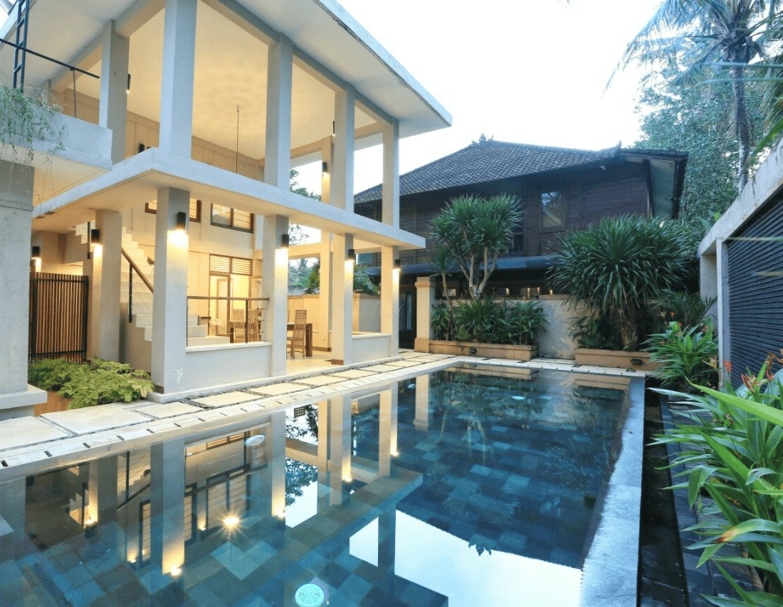 Geräumige Villa 700 m2 in Ubud