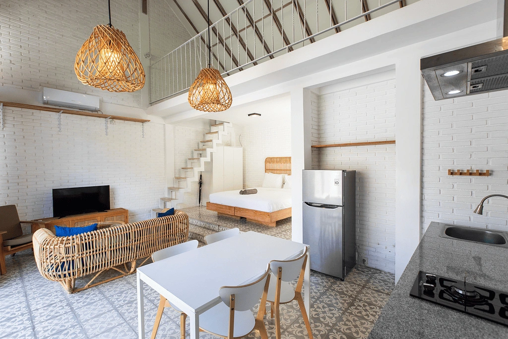 Villa 100 m2 with high ceilings in Canggu