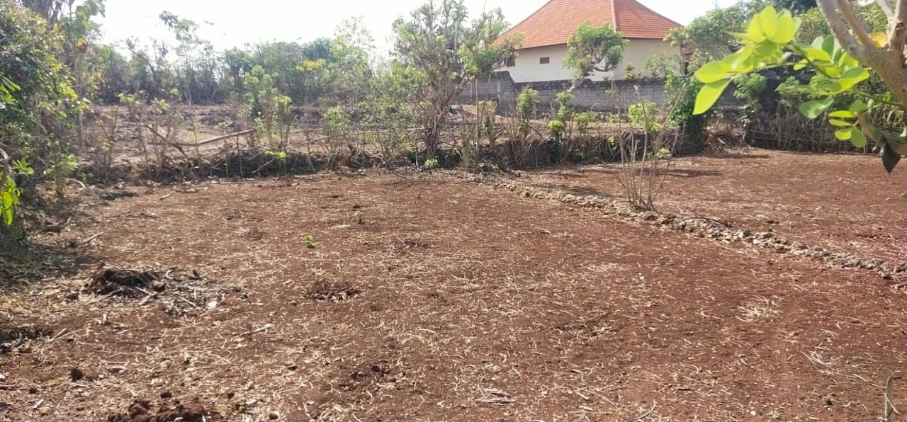 Plot of land under construction in Bukit, Bali