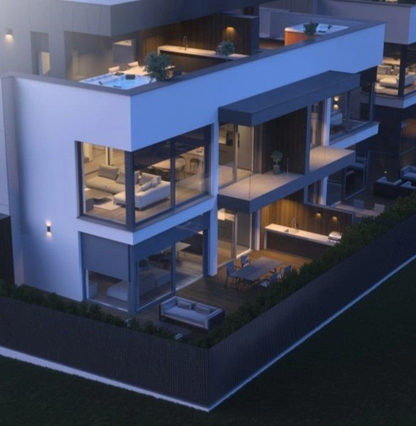 Apartment 3+1 in a new townhouse in the Podutik area