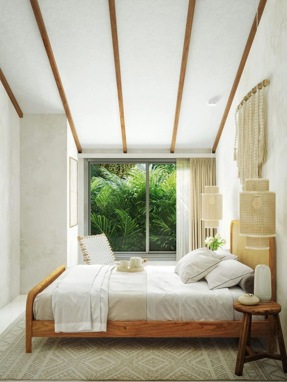 Wooden villa of 60 m2 with swimming pool