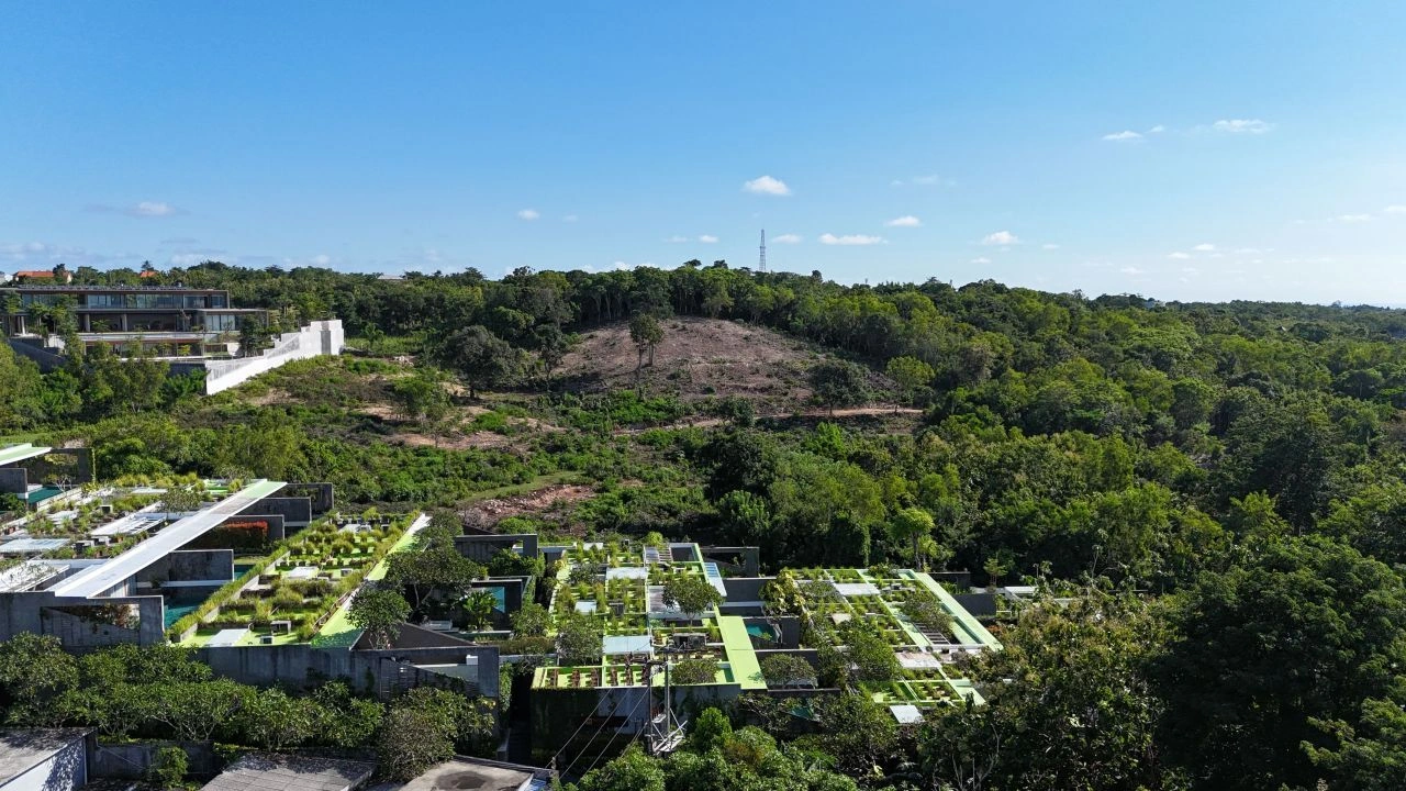 Villa 103 m2 in a closed area in Bukit