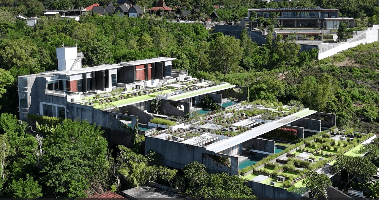 New villa with large area by the sea in Bukit, Bali