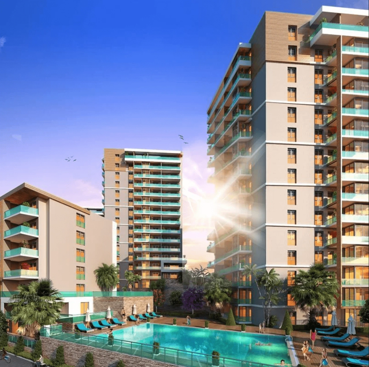 Spacious apartment 140 m2 for a family in Izmir