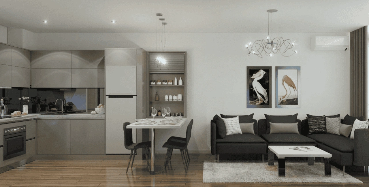 Spacious apartment 48 m2 in Izmir