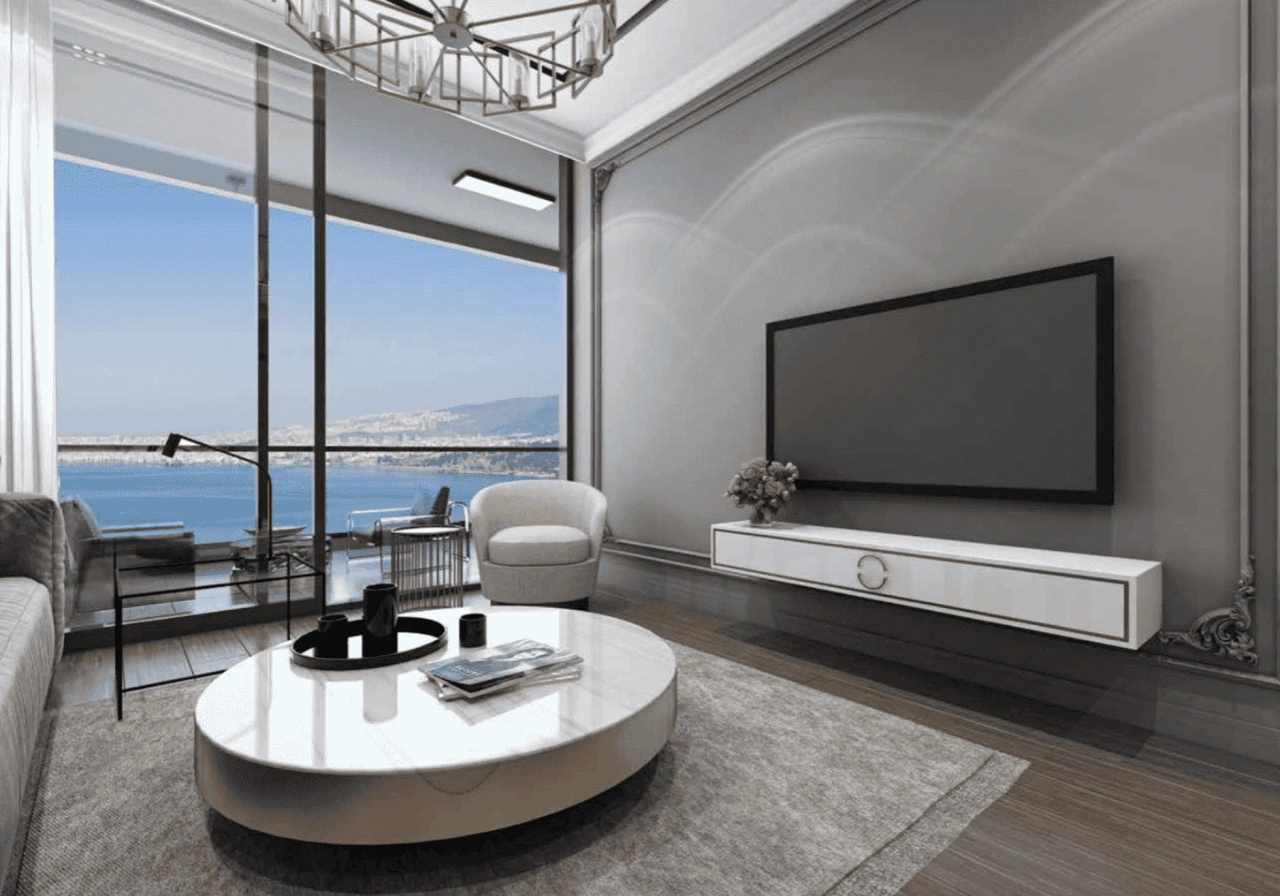 Apartment 3+1 by the sea in Izmir