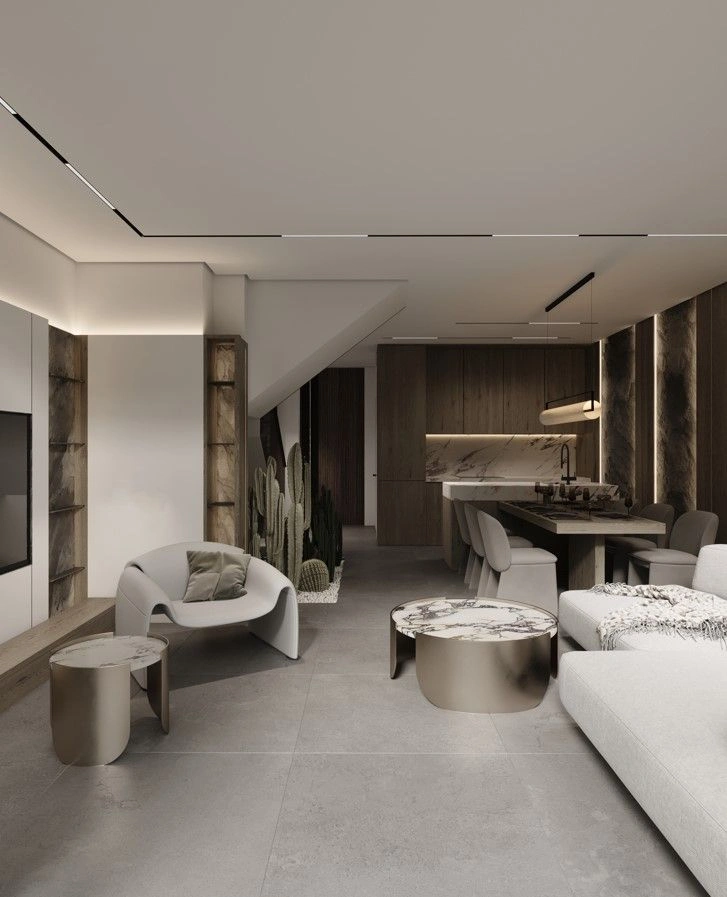 Modern two-storey house in Changu, 115 m2