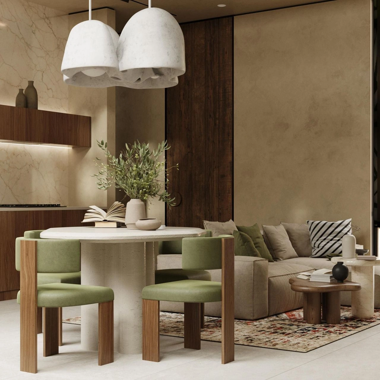 발리 창구(Changu)의 해변 인근 고급 빌라