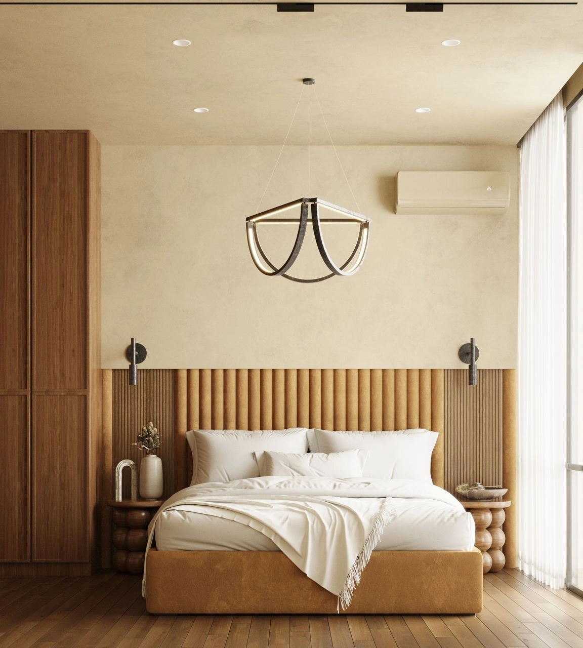 Vila 2+1 em área prestigiada de Canggu com piscina e cascata