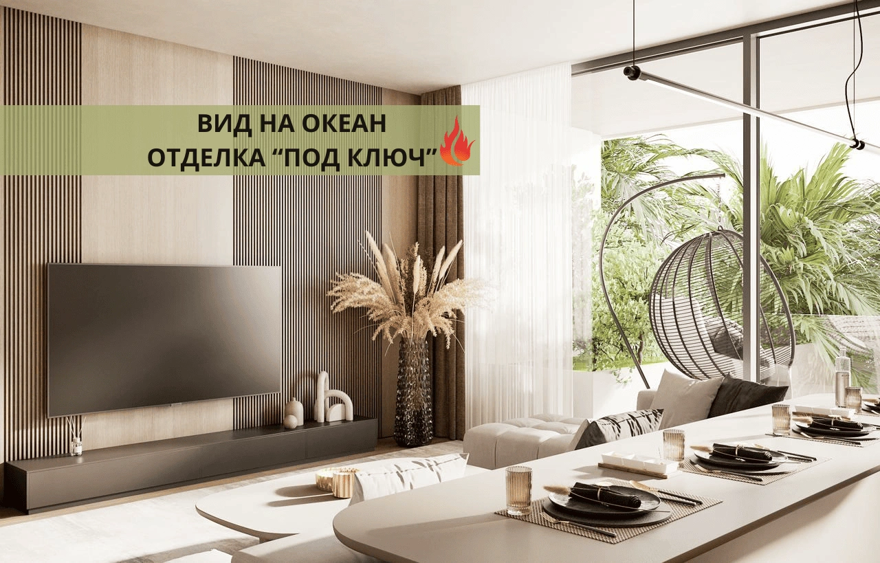 Apartment in a modern complex in Changu district, Bali