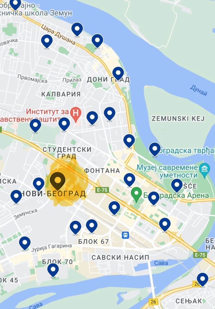 Apartamento en un moderno complejo residencial en Belgrado, Serbia