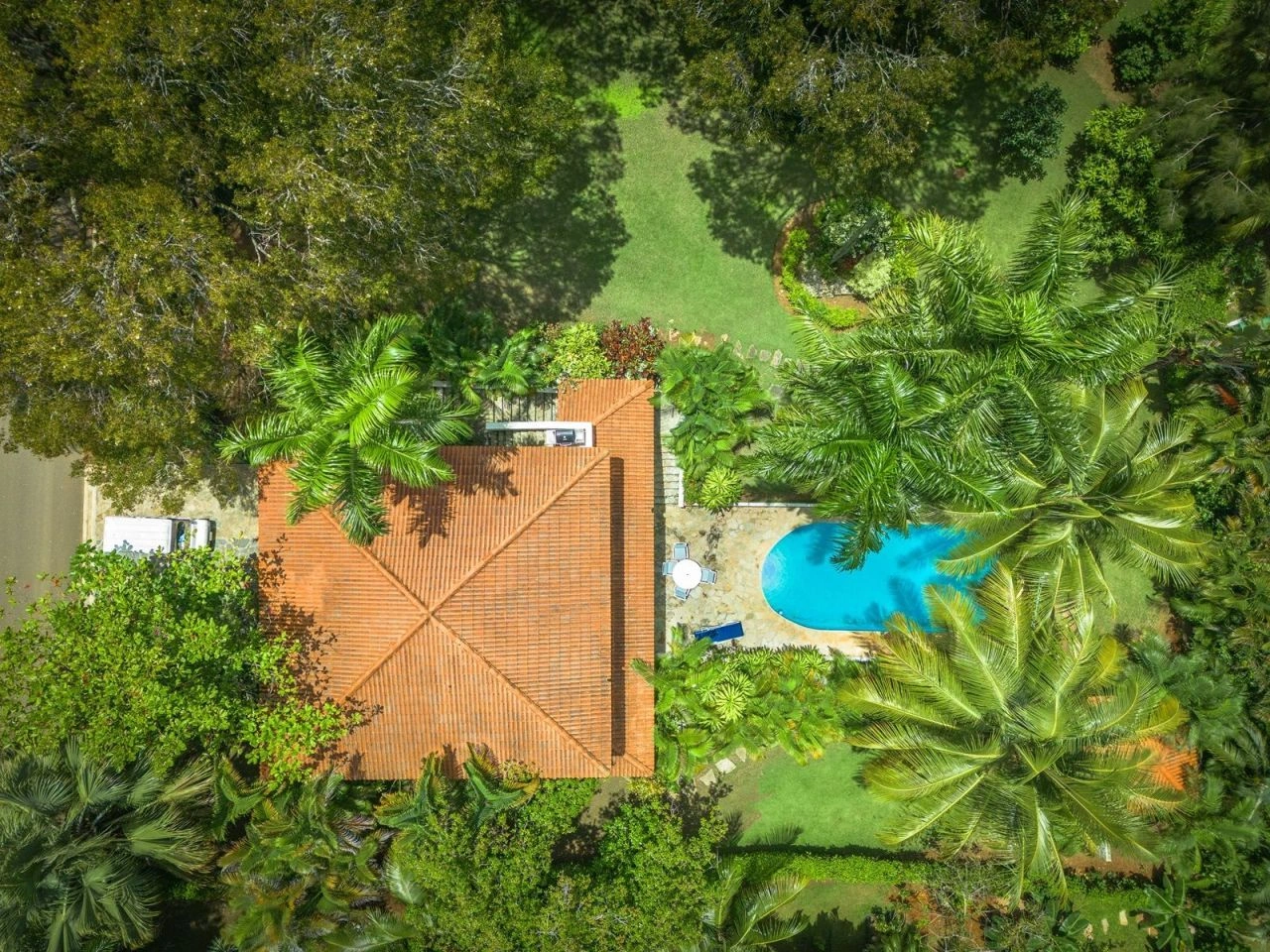 Villa mit überdachter Terrasse im malerischen Sosua, Dominikanische Republik