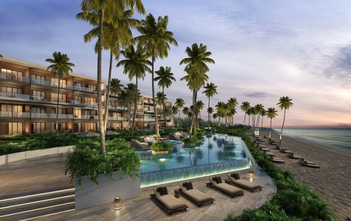 Oceanfront apartments in Cabarete with direct access to the beach, Dominican Republic