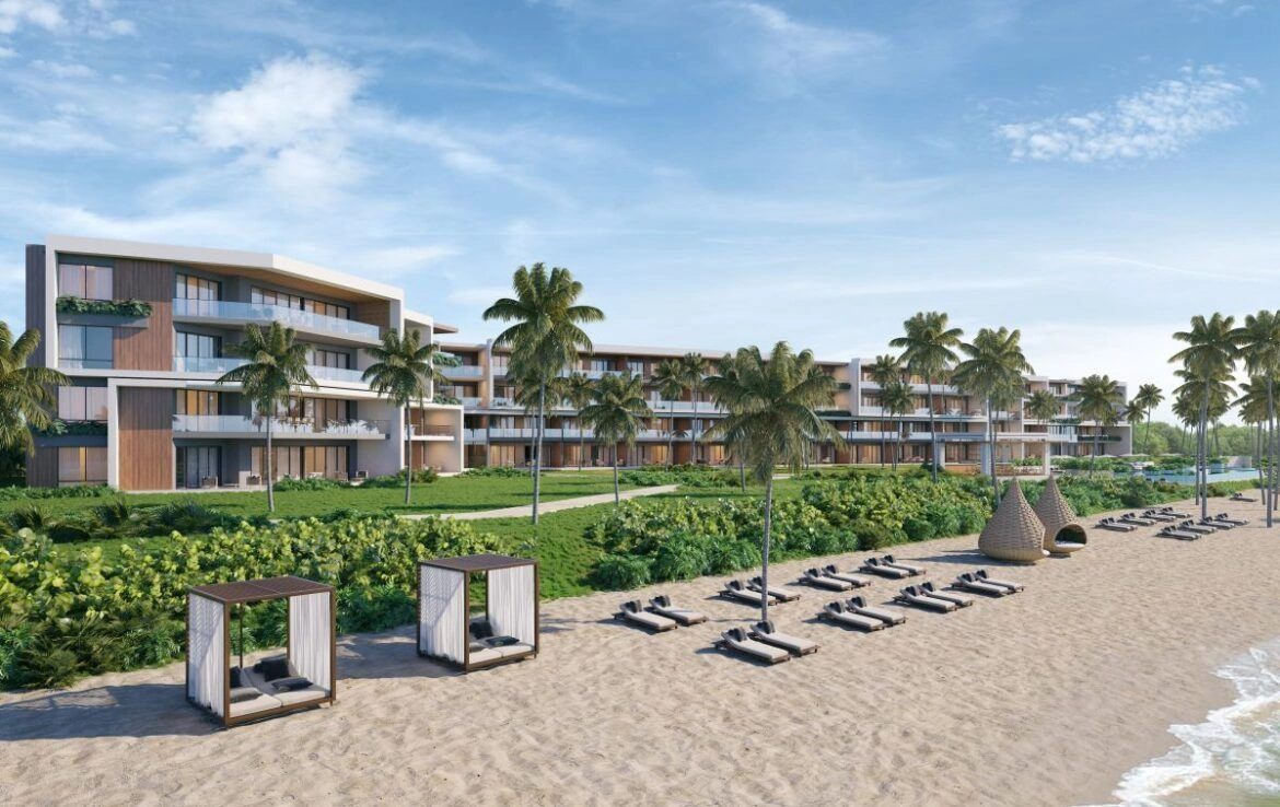 Oceanfront apartments in Cabarete with direct access to the beach, Dominican Republic