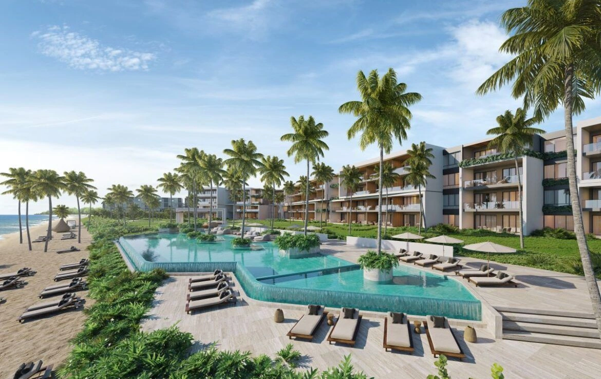 Oceanfront apartments in Cabarete with direct access to the beach, Dominican Republic