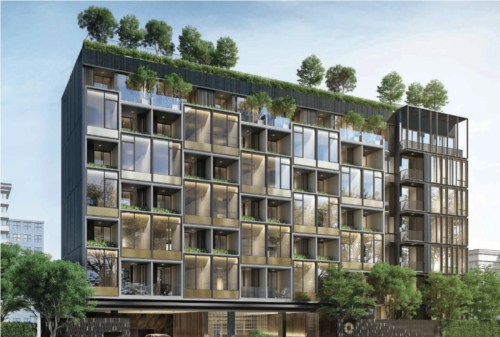 شقة حديثة بمساحة 40 م² بإطلالة على بانكوك