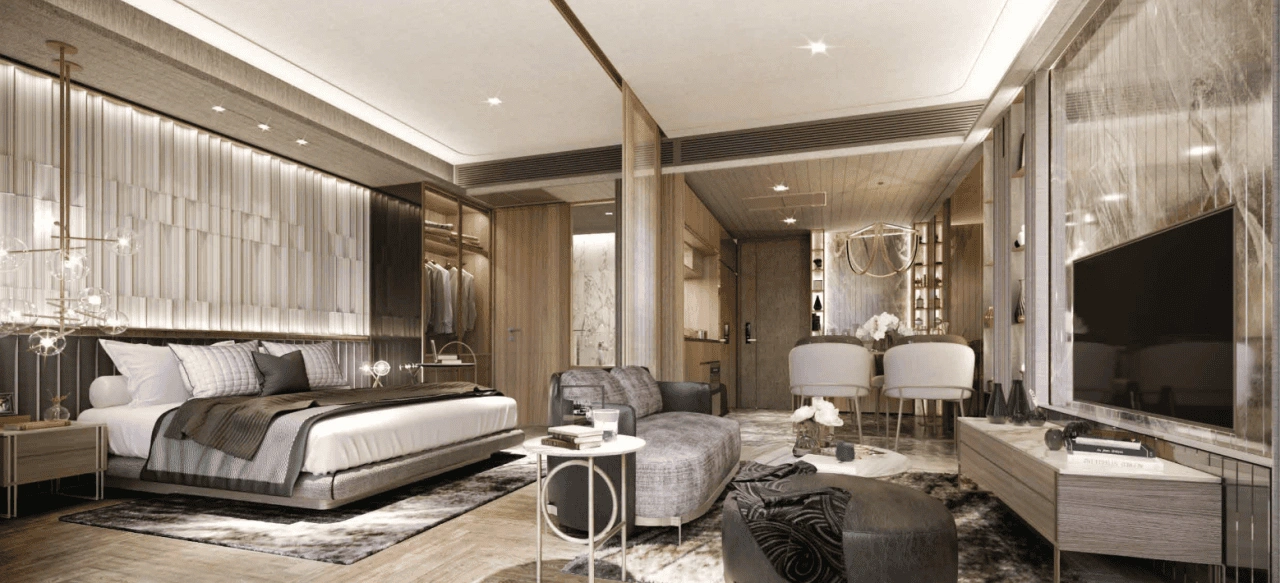 شقة حديثة بمساحة 40 م² بإطلالة على بانكوك