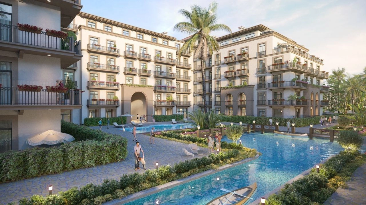 Apartamento 2+1 com vista para o mar em Baku, Azerbaijão