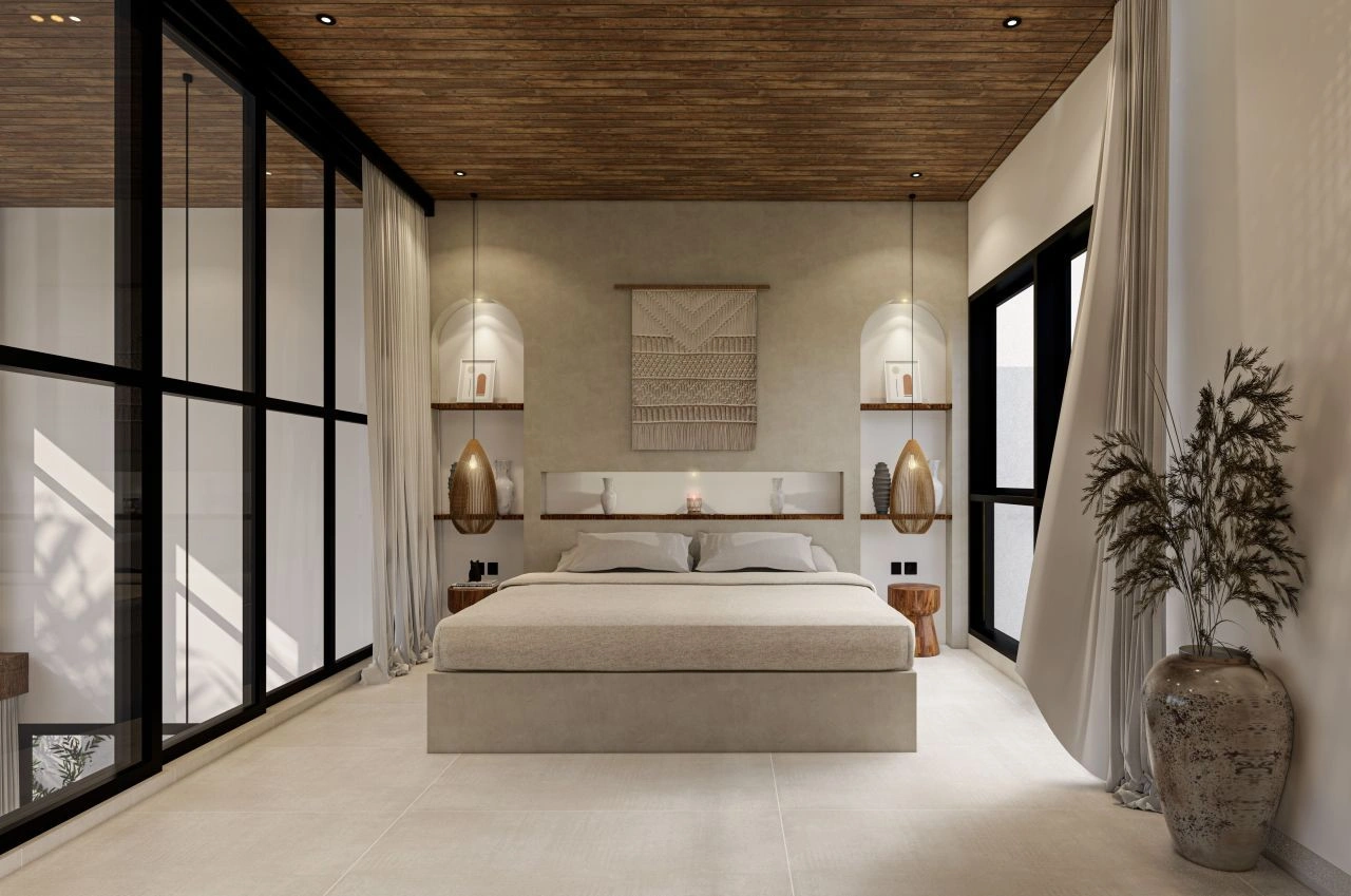 Villa next to the ocean in a prestigious complex in Kuta, Bali