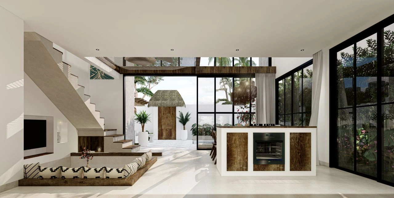 Villa next to the ocean in a prestigious complex in Kuta, Bali