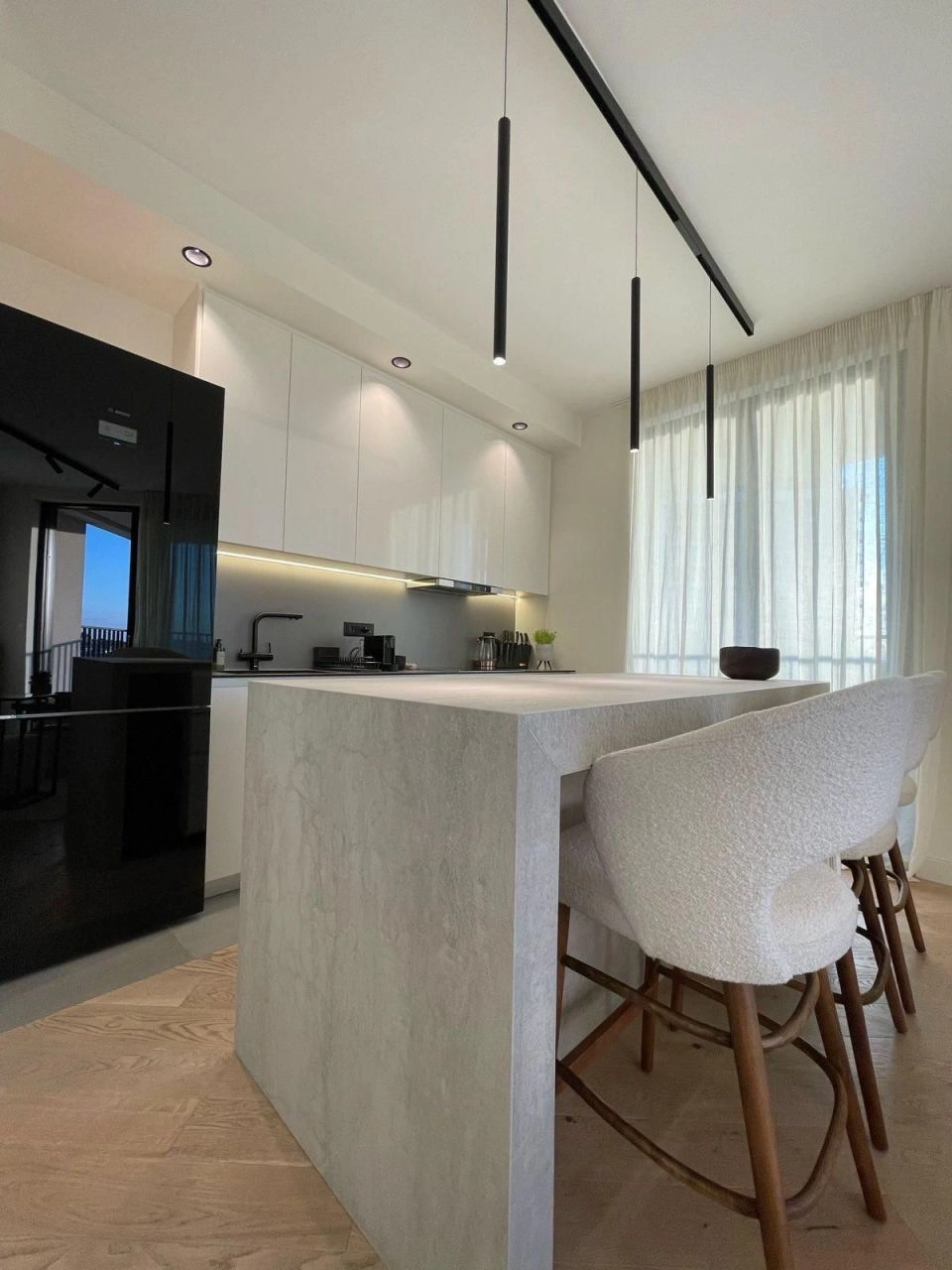 Apartment 2+1 with view of Danube river in Belgrade, Serbia