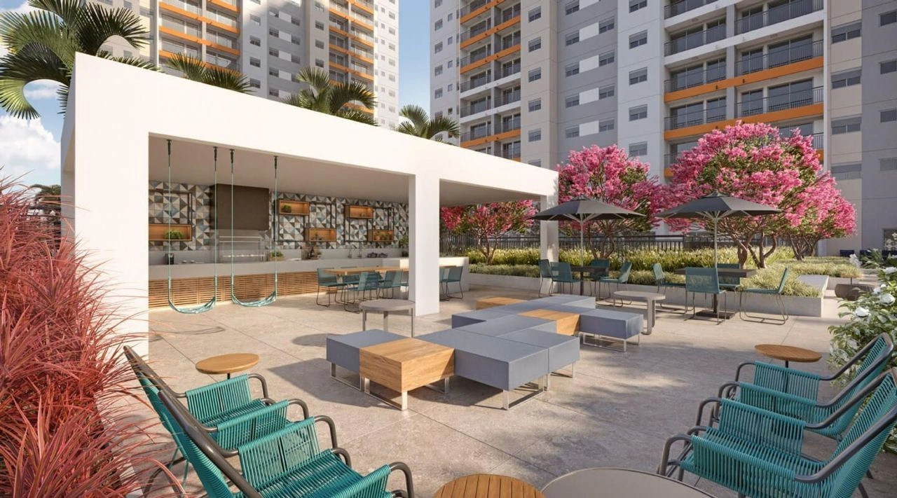 Apartment in San Bernardo in a complex with a swimming pool and a conference room, Brazil