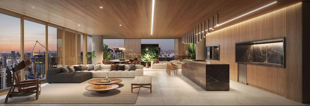 Apartment next to a park in a prestigious area of Sao Paulo, Brazil