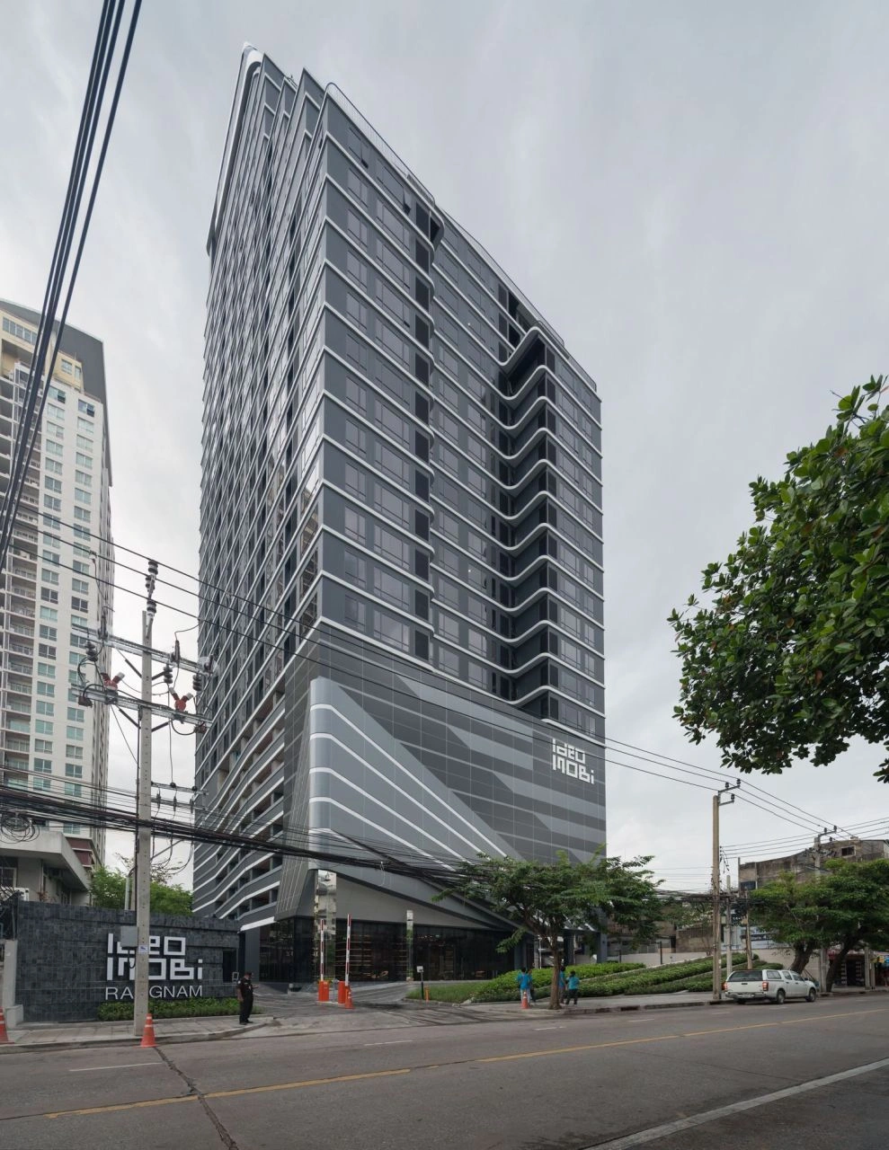 Bangkok, Tayland'da modern tarz 30 m2 stüdyo