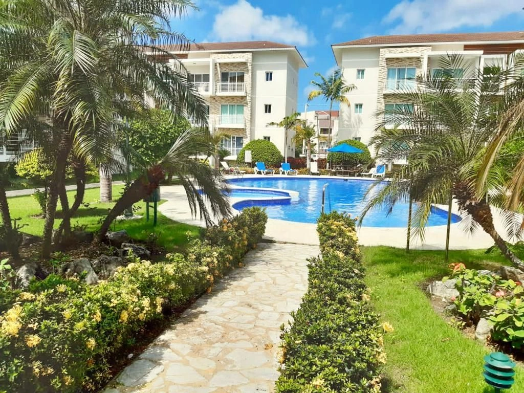 ドミニカ共和国ソスア中心部、ビーチ近くの家具・家電付きアパート