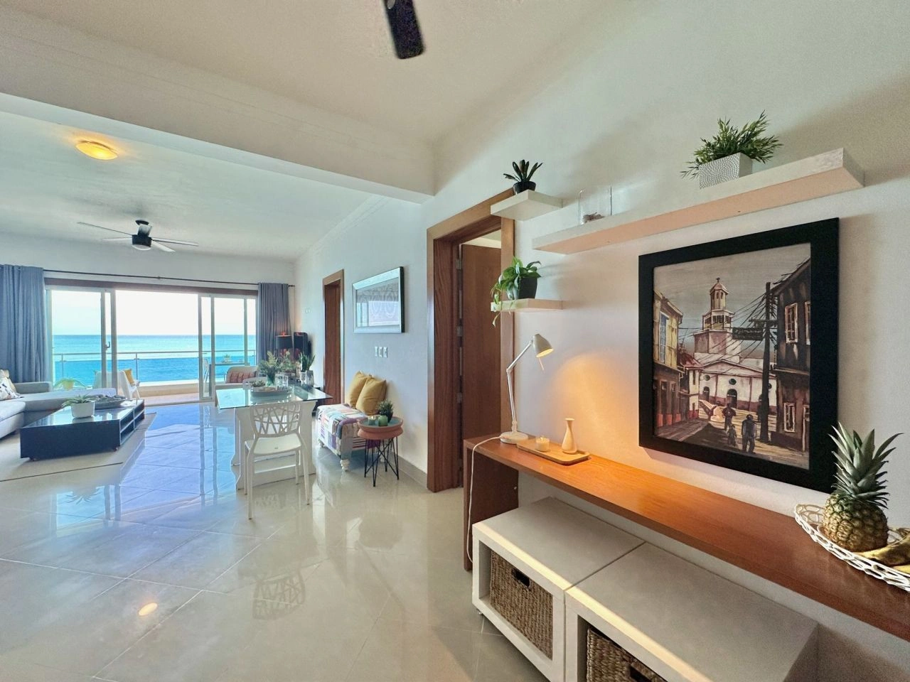 Apartments in the center of Cabarete in a modern oceanfront complex, Dominican Republic