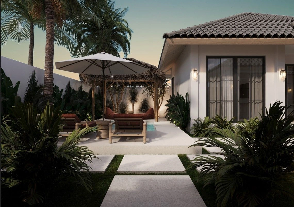 Luxury villa of 78 m2 in the prestigious area of Ubud