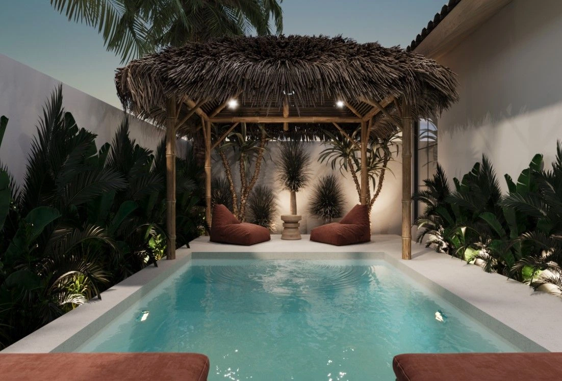 Luxury villa of 78 m2 in the prestigious area of Ubud