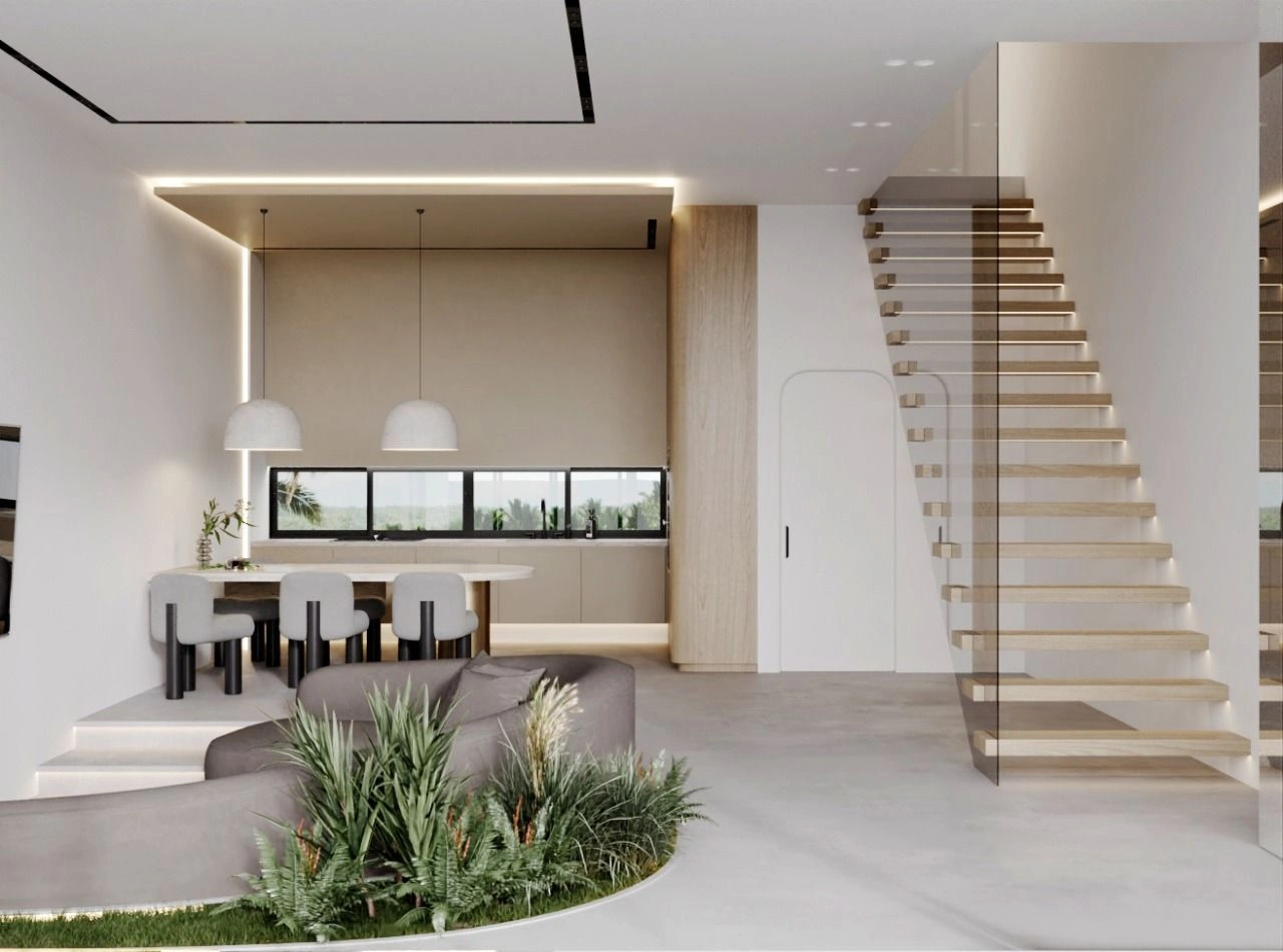 Luxury two-storey villa of 142 m2 in Humalas, 10 minutes from the ocean