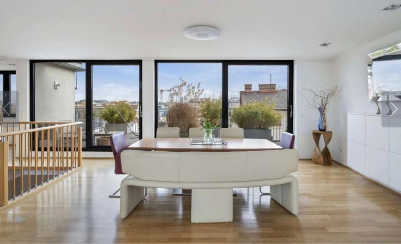 Spacious penthouse with city views in Vienna, Austria
